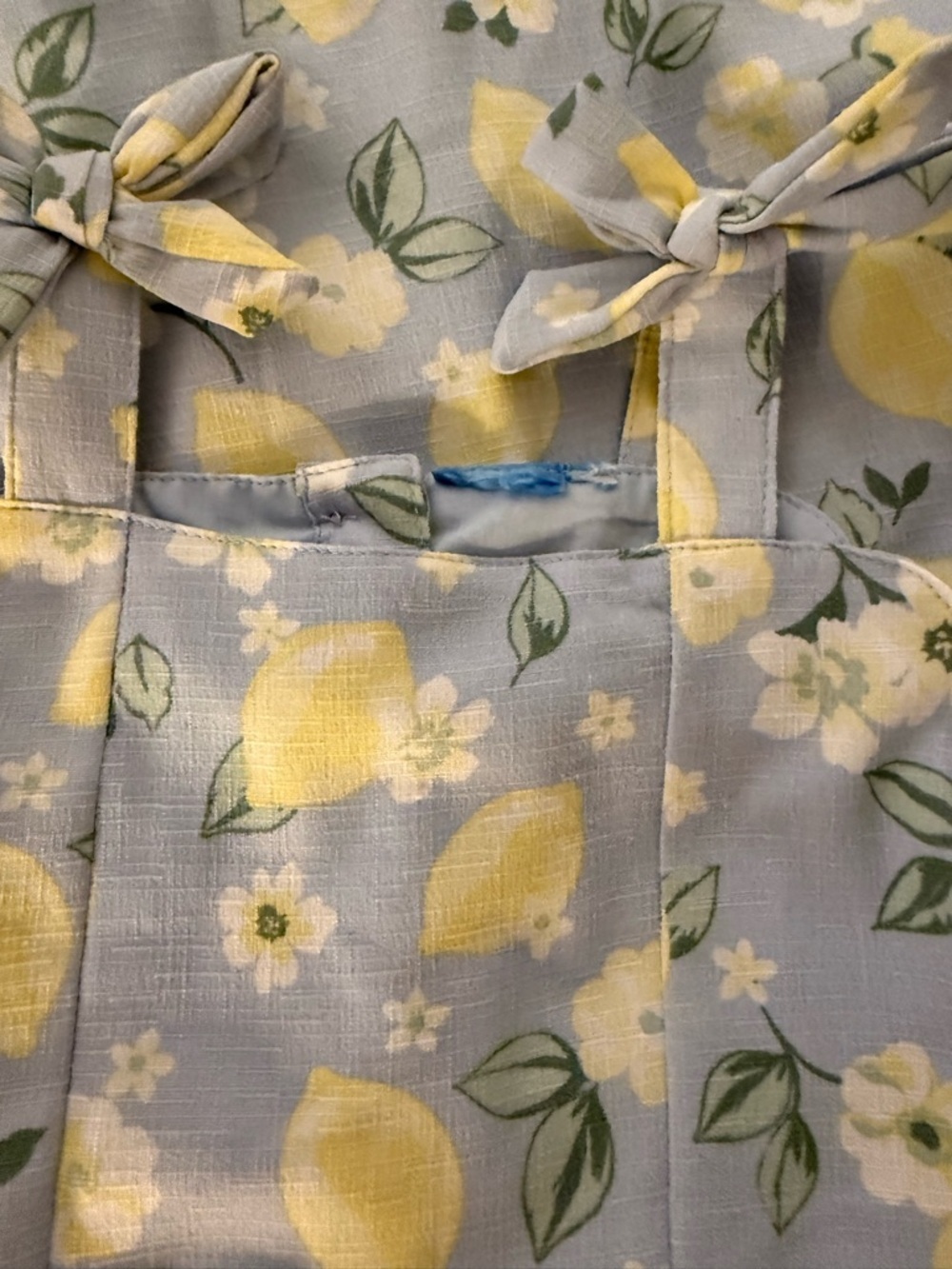 Girls Draper James Lemon and Floral Dress - Picture 6 of 8